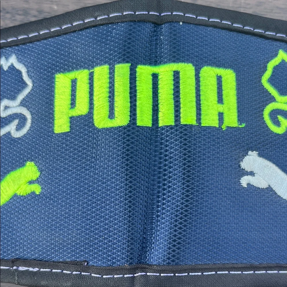 Puma Navy and Neon Yellow Wristband